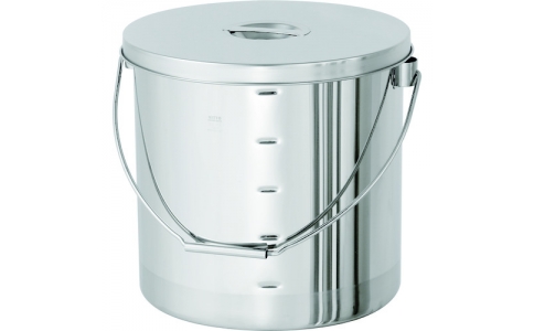 日東金属工業（株）  STB-M-24  日東　吊り下げ式ステンレス汎用容器　目盛付　１０Ｌ