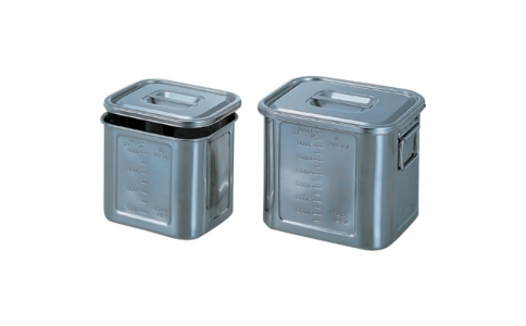 アズワン（株）  4-1006-07  ＡＳ　角型目盛付ポット２２型　手付き