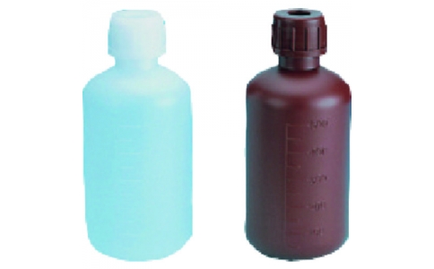 東京硝子器械（株）  358-22-01-05  ＴＧＫ　細口瓶　ＰＥ製　白色　５００ｍＬ