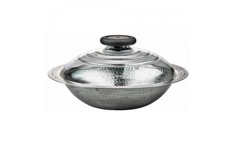 ハリオサイエンス（株）  MIS-23  ＨＡＲＩＯ　フタがガラスのＩＨ対応ステンレス鍋２３雪平