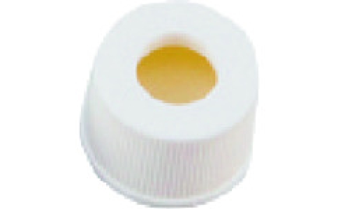 東京硝子器械（株）  149-04-34-23  ＴＧＫ　黄ＰＴＦＥ／シリコンセプタム＋白キャップ　百入