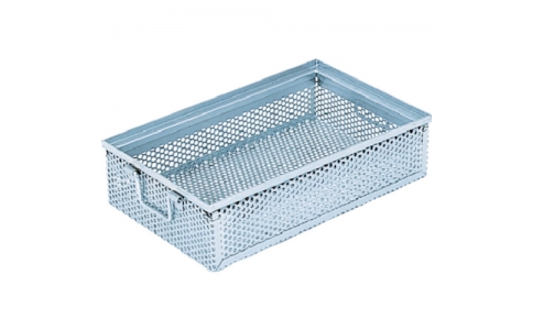 トラスコ中山（株）  VPB-2  ＴＲＵＳＣＯ　スチール容器　角型パンチングＢＯＸ　有効内寸２４４×１８４×８７