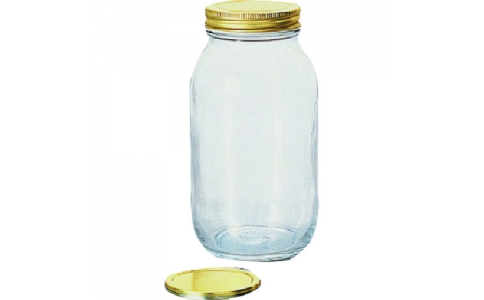 東京硝子器械（株）  042-05-83-02  ＴＧＫ　ダブルキャップ容器９００　３本入