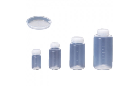 （株）サンプラテック  18112  サンプラ　【一時受注停止】ＰＦＡ広口ボトル（中栓付き）　１００ｍｌ