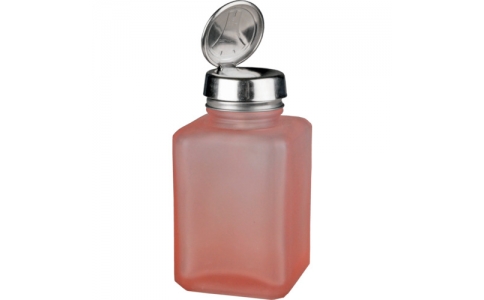 ＤＥＳＣＯ　ＪＡＰＡＮ（株）  35380  ＤＥＳＣＯ　ディスペンサー　ＯＮＥ－ＴＯＵＣＨ　角型ガラスボトル　ピンク　１２０ｃｃ