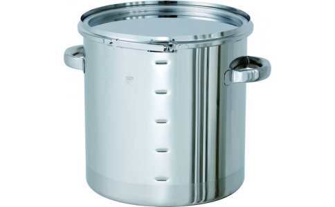 日東金属工業（株）  CTL-M-100  日東　密閉容器目盛付（バンド式）７５０Ｌ