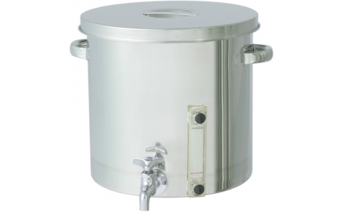 日東金属工業（株）  ST-W-24-LV  日東　ステンレスタンク　ストレート貯蔵用タンク（液面計・蛇口付）　１０Ｌ