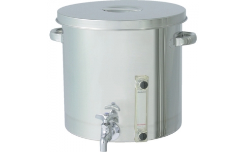 日東金属工業（株）  ST-W-30-LV  日東　ステンレスタンク　ストレート貯蔵用タンク（液面計・蛇口付）　２０Ｌ