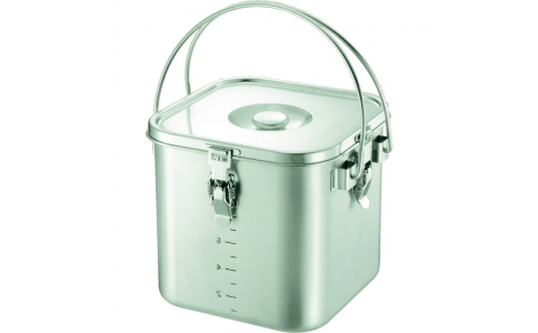 遠藤商事（株）  AKY6401  ＴＫＧ　ＫＯ　１９－０　角型　給食缶　１８ｃｍ