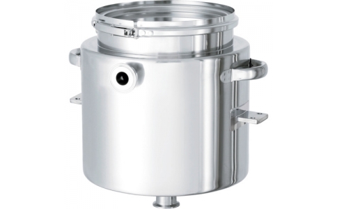 日東金属工業（株）  HT-CTL-J-BRK-43  日東　ホッパー型ジャケット密閉容器　バンド式　ブラケット付　６０Ｌ