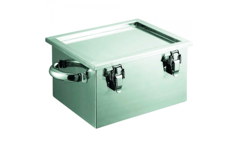 （株）オオモリ  OM1013-40  オオモリ　角型密閉缶　（角溶接）　７Ｌ