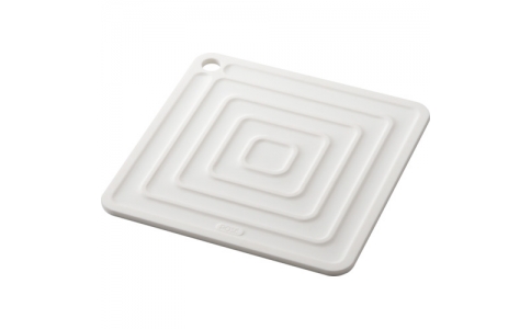 アスベル（株）  4944-09  ＰＯＳＥ　ポゼシリコン鍋敷き（角型）ホワイト