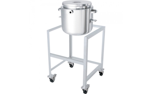 日東金属工業（株）  DT-ST-J-ASC-43  日東　鏡板型ジャケット汎用容器　架台付　６０Ｌ