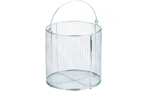 トラスコ中山（株）  TSM-2525  ＴＲＵＳＣＯ　ステンレス洗浄カゴ　丸型　有効内寸２４２Ｘ２４２Ｘ２４６