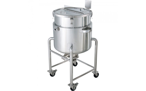 日東金属工業（株）  DTM-J-36  日東　ステンレス鏡板型攪拌機座付ジャケット容器底バルブ３５Ｌ