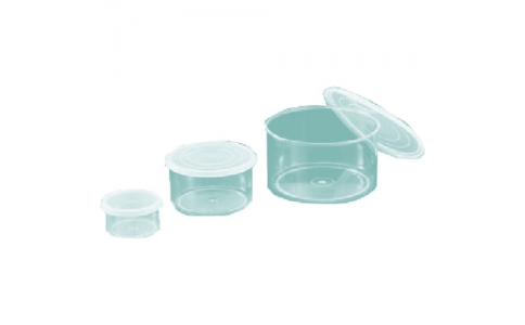 東京硝子器械（株）  340-22-43-20  ＴＧＫ　丸型サンプル容器　深型６０－１　２０個入