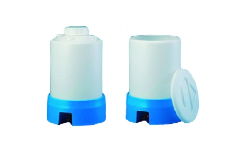 東京硝子器械（株）  280-21-45-08  ＴＧＫ　テーパータンク１００Ｌ　開放型　キャスタ付