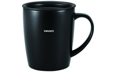 ハリオサイエンス（株）  SMF-300-B  ＨＡＲＩＯ　フタ付き保温マグ３００（ブラック）