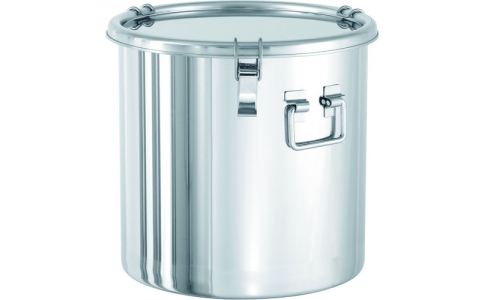 日東金属工業（株）  CTHF-PTFE-30  日東　折りたたみ取っ手付密閉容器（クリップ式／ＰＴＦＥ）　２０Ｌ