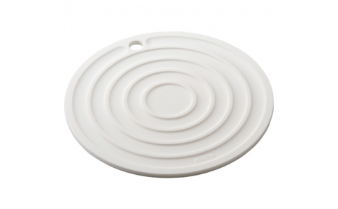 アスベル（株）  4943-09  ＰＯＳＥ　ポゼシリコン鍋敷き（丸型）ホワイト