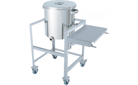日東金属工業（株）  KTT-ST-ASCB-565H  日東　片テーパー型汎用容器　２００Ｌ　架台付（作業台付）