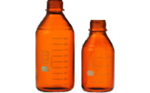 東京硝子器械（株）  371-05-21-91  ＴＧＫ　ねじ口びん　茶　びんのみ　５Ｌ