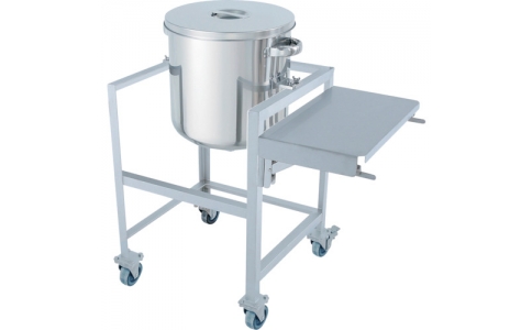 日東金属工業（株）  DT-ST-ASCB-36  日東　鏡板型汎用容器　３５Ｌ　架台付（作業台付）