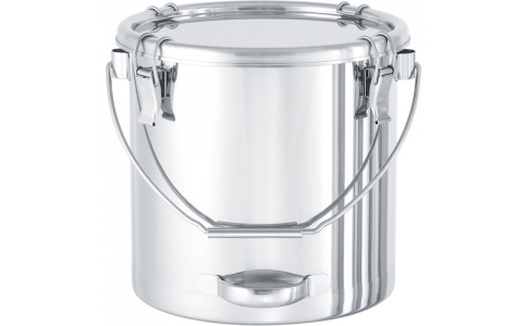 日東金属工業（株）  CTBD-SB-33  日東　吊り下げ式下部取っ手付密閉容器（クリップ式）投入ブラケット付　２５Ｌ