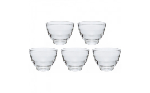 ハリオサイエンス（株）  HU-3012  ＨＡＲＩＯ　耐熱ガラスカップ５個セット