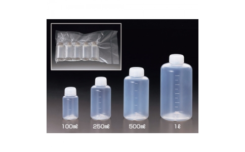 （株）サンプラテック  18117  サンプラ　【一時受注停止】クリーンパックサンプラＰＦＡ細口ボトル（中栓なし）２５０ｍＬ（５本入り）