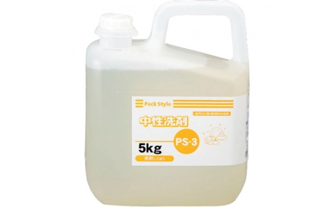 （株）折兼  438480  パックスタイル　ＰＳ－３　中性洗剤　５ｋｇ．