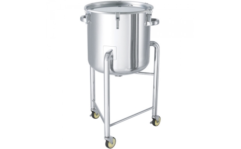 日東金属工業（株）  DT-CTH-L-77  日東　ステンレスタンク鏡板型クリップ式密閉容器脚付３００Ｌ