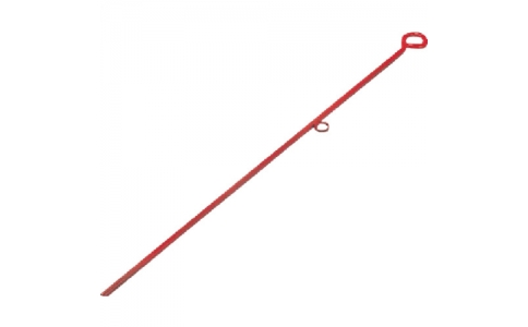 ユニット（株）  870-62  ユニット　ロープガイド　大（赤）　スチール塗装仕上　１６Ф×１２４０