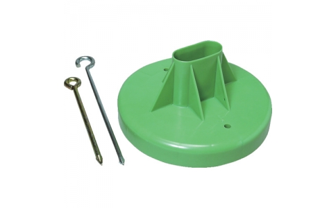 三甲（株）  8Y2086  サンコー　プラスチックフェンス用打ち込みベース　８Ｙ２０８６　グリーン