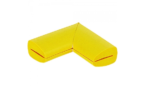 トラスコ中山（株）  TAC-149Y  ＴＲＵＳＣＯ　安心クッション　はさみこみ型　コーナー用　幅９ｍｍ　イエロー