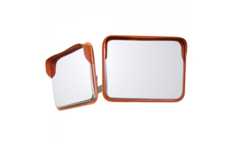 ユニット（株）  869-44  ユニット　カーブミラーＷポールなし　ステンレス製　４５０×６００ｍｍ