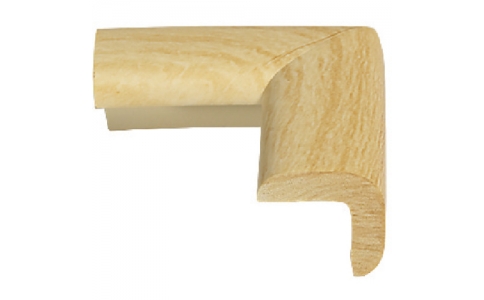 トラスコ中山（株）  TAC-270MO  ＴＲＵＳＣＯ　安心クッション　コーナー用　細　４個入り　木目