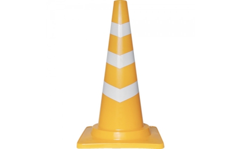 三甲（株）  8Y0022  サンコー　カットスコッチコーン６６０Ｈ　８Ｙ００２２　φ５０黄