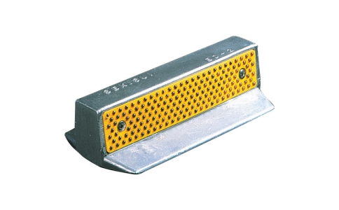 積水樹脂（株）  ED2W-W-A1  積水　縁石鋲　ＥＤ２　反射体：両面　白　１本脚