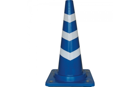 三甲（株）  8Y0104  サンコー　コーンベット付カットスコッチコーン６６０Ｈ　８Ｙ０１０４　φ５０青