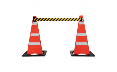 中発販売（株）  BRMS-5027APC  Ｒｅｅｌｅｘ　バリアリールｍｉｎｉ折りたたみコーン＋ウエイトセット