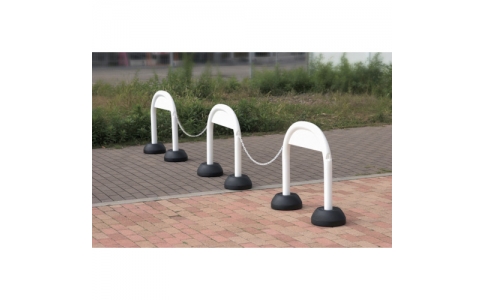 （株）ミツギロン  SF-47-W  ミツギロン　アーチスタンド３台組Ｗ（チェーン有り）　ＳＦ－４７－Ｗ