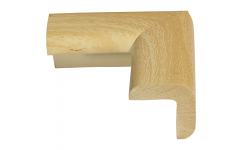 （株）カーボーイ  BS-50  カーボーイ　コーナーゴムパット　小４Ｐ　木目ライト