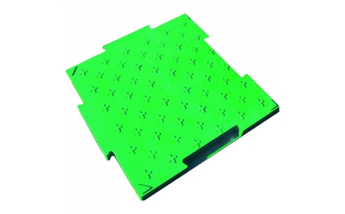 三甲（株）  8Y3017  サンコー　樹脂製敷板　８Ｙ３０１７　ロードマットグリーン　幅０．５×長さ０．５ｍ