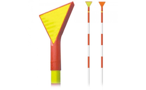 （株）グリーンクロス  6300036563  グリーンクロス　Ｖ型　スノーポール　４０－３Ｖ型　１０本セット