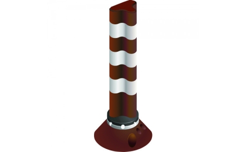 （株）グリーンクロス  6300003996  グリーンクロス　ポストフレックス　スタンダードＬＥＤタイプ　ＰＦ－Ｌ６５０　ブラウン