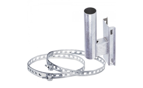 （株）日本緑十字社  277602  緑十字　ミラー電柱取り付け金具　８９．１Φ用　取り付けバンド２本付