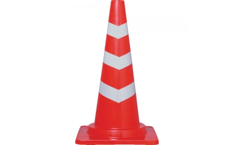 三甲（株）  8Y0020  サンコー　カットスコッチコーン６６０Ｈ　８Ｙ００２０　φ４０赤