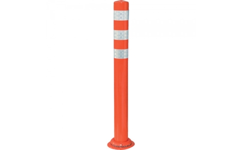 積水樹脂（株）  PCCTR-65RW-SN  積水　車線分離標　ポールコーンＣＩＴＹ　Ｒ　コンクリート接着用（スチールスペーサータイプ）　ＰＣＣＴＲ－６５ＲＷ－ＳＮ　赤