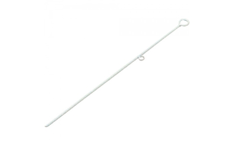 ユニット（株）  870-60  ユニット　ロープガイド　大（白）　スチール塗装仕上　１６Ф×１２４０